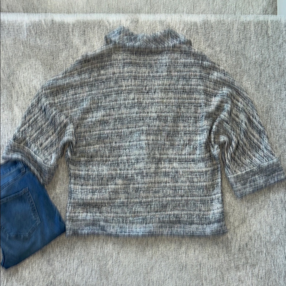 Anthropologie x Splendid Raw Hem Textured Oversized Cardigan - Picture 9 of 11